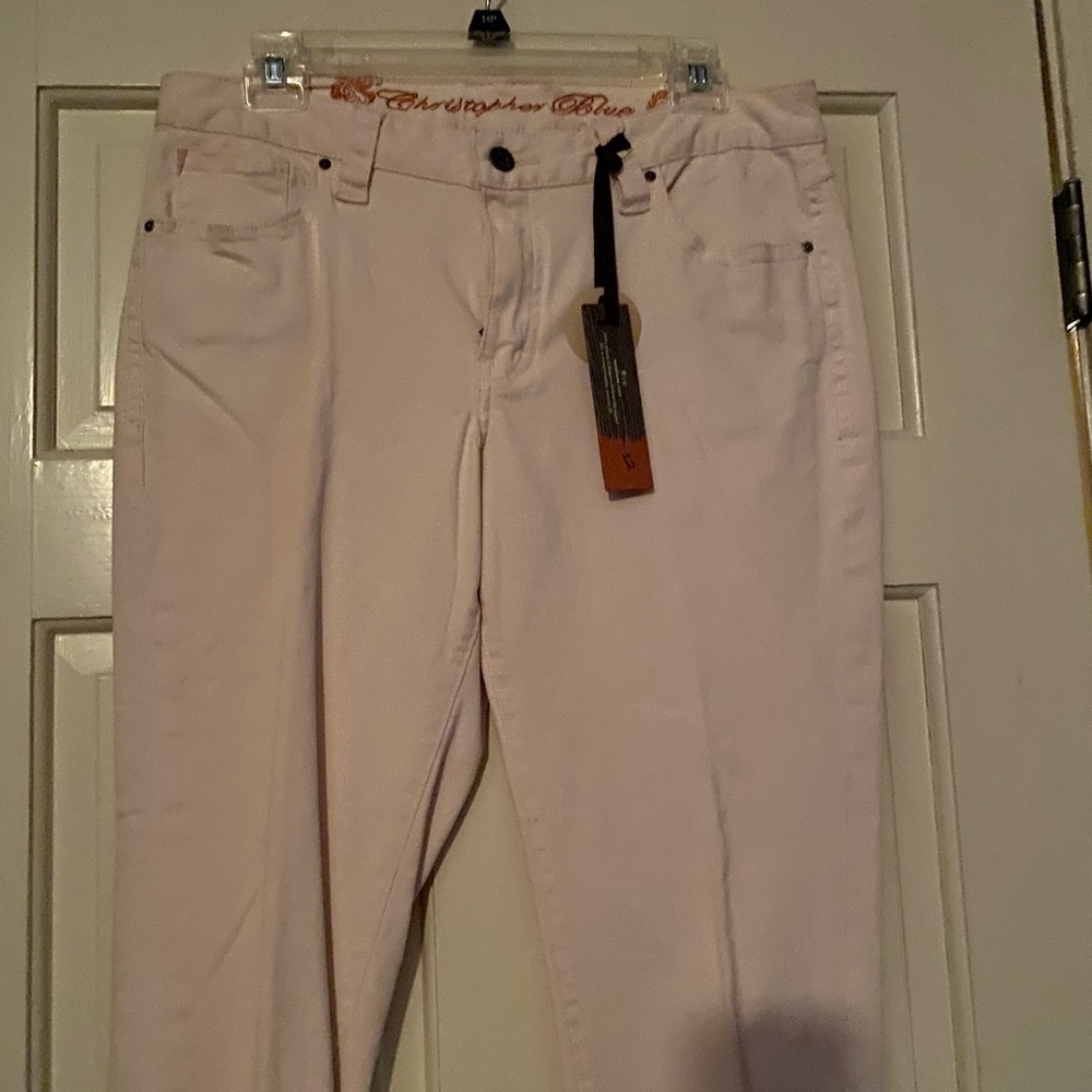 Christopher Blue pink jeans